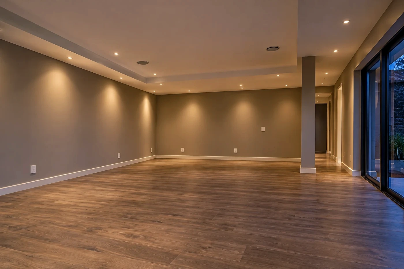 Same room before the man cave transformation